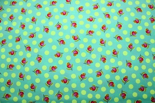 Preview: Designerbaumwolle Tula Pink Untamed Impending Bloom Moonbeam (10 cm)